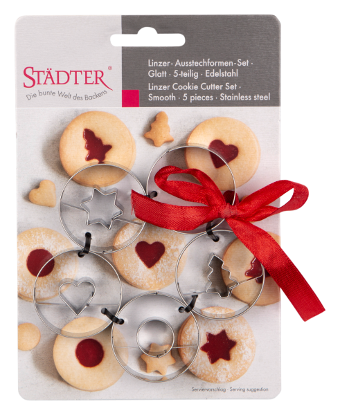 Spitzbuben Ausstecher Set - Glatt